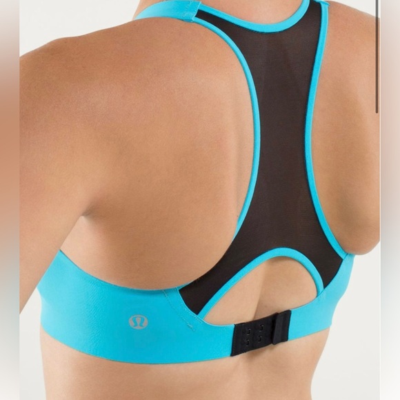 Lululemon Bitty Bracer Bra Size 38C Spry Blue - Picture 2 of 7